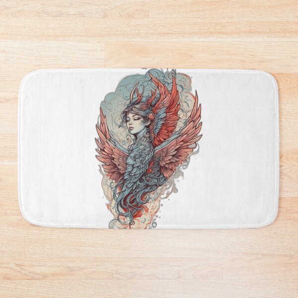 Item preview, Winged Artistry: Elevate Your Style with Future-Inspired Tattoo Designs designed and sold by Leo digital art.