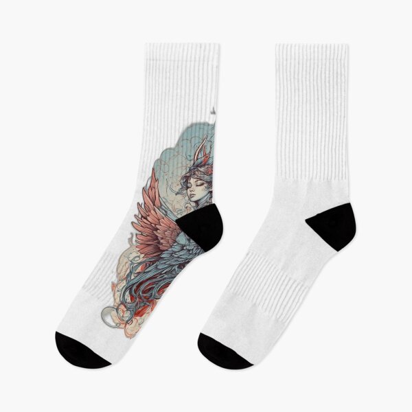Item preview, Winged Artistry: Elevate Your Style with Future-Inspired Tattoo Designs designed and sold by Leo digital art.