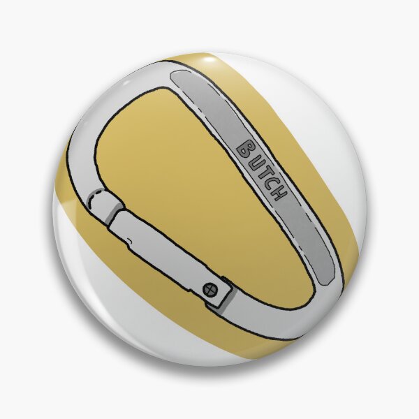 Item preview, yellow butch carabiner  designed and sold by Lemonzaide.