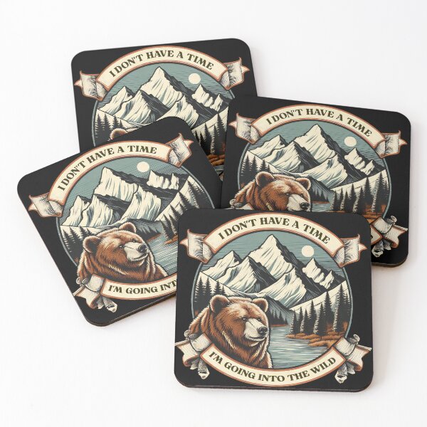 Item preview, Bear And Mountains - Into The Wild designed and sold by Klysztof.