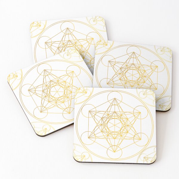 Item preview, Metatron's Cube Tiling White Background designed and sold by Raymond Gilford.