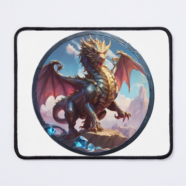 Item preview, Golden Dragon Badge designed and sold by BE57UKE.