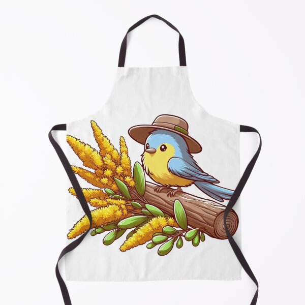 Item preview, Wattle and Bird: A Burst of Color with a Wattlebird designed and sold by Digital Dreams Arts.