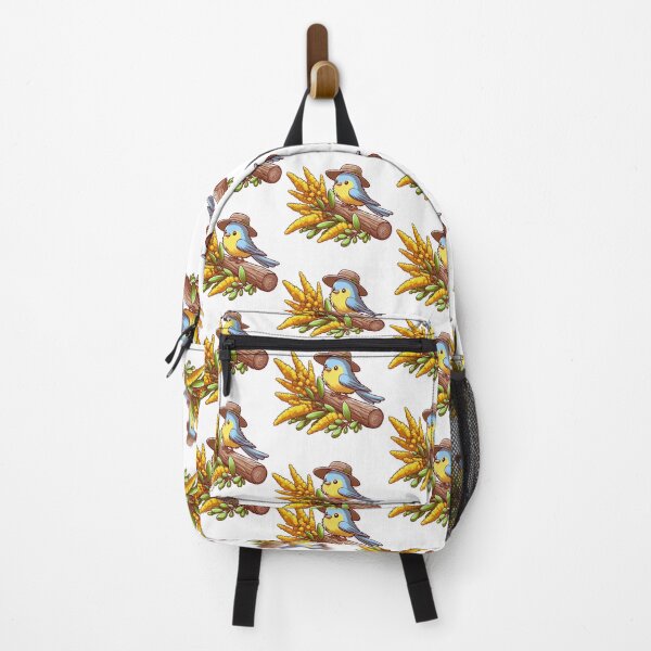 Item preview, Wattle and Bird: A Burst of Color with a Wattlebird designed and sold by Digital Dreams Arts.