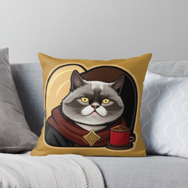 Item preview, Medieval merchant Grumpy Cat designed and sold by KramRadgosta.