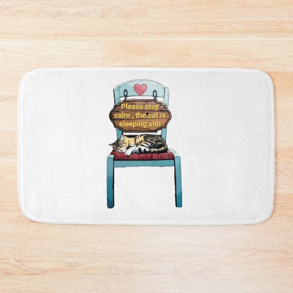 Item preview, Please stay calm , the cat is sleeping . shh designed and sold by TuyaArts.