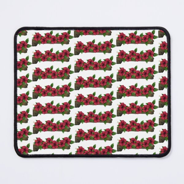 Item preview, Red Hibiscus Flowers designed and sold by ElomaArts.