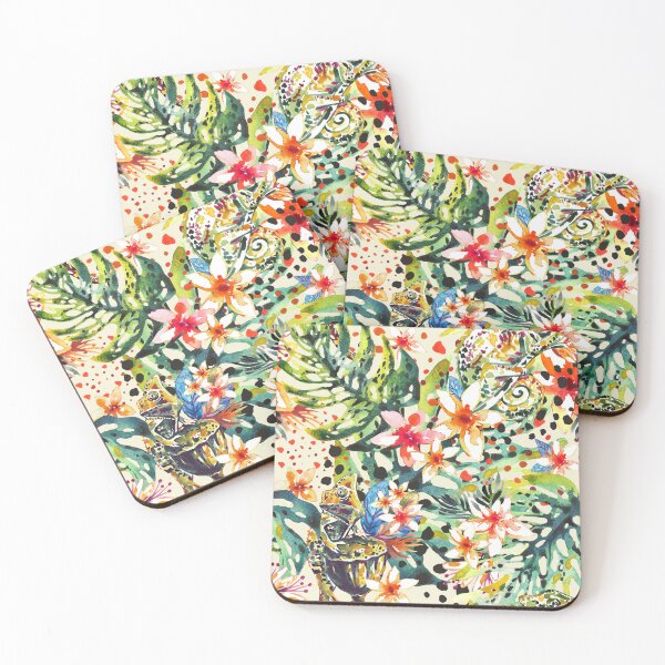 Item preview, Jungle Jewel Watercolour designed and sold by ilonaalyamani.