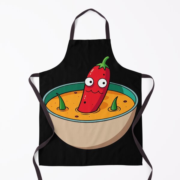 Item preview, Feel The Heat Chili Pepper In The Soup Bowl designed and sold by Lelijo.