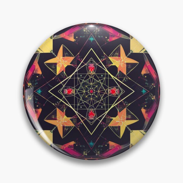 Artikelvorschau, Pink Luminous Abundance Geometric Pattern entworfen und verkauft von DreamBackDrops.