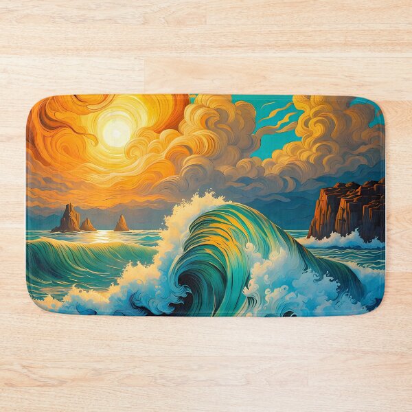 Item preview, Ocean Waves, Ai Generated Art  designed and sold by ACC .