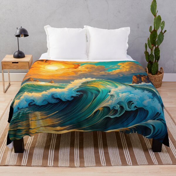 Item preview, Ocean Waves, Ai Generated Art  designed and sold by ACC .