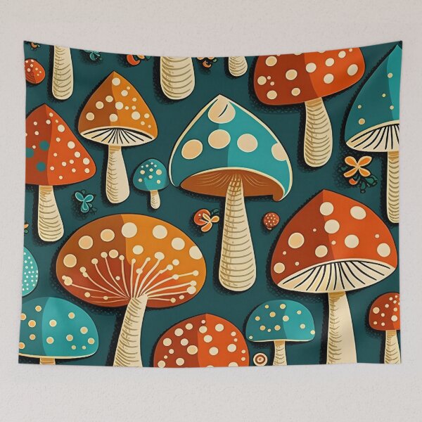 Aperçu de l'œuvre Champignon sarcelle créée et vendue par LittleRed72.