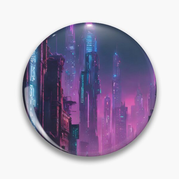 Item preview, Neon Cityscape: Cyberpunk Skylines designed and sold by Ayman Toumarti.