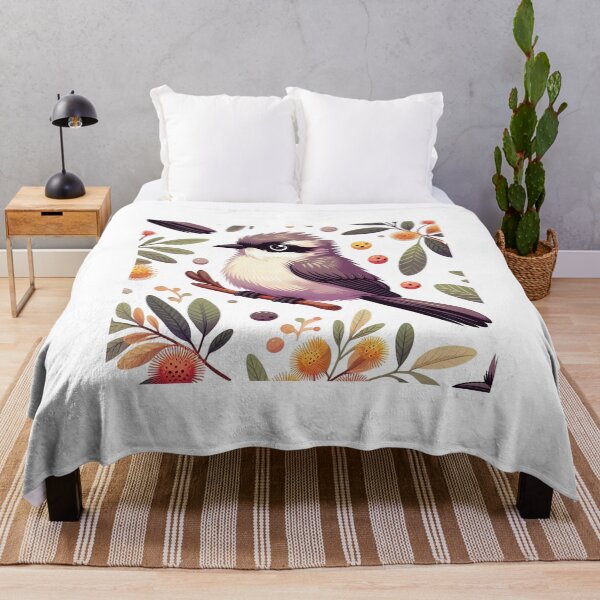 Item preview, Wattle and Bird: A Wattlebird in Bloom designed and sold by Digital Dreams Arts.