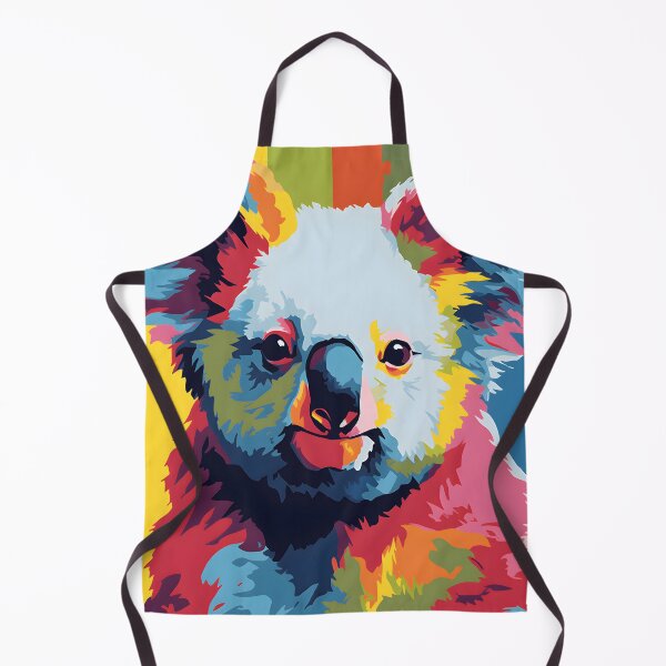 Artikelvorschau, Koala-Porträt. Tier bunt. Tierkissen. entworfen und verkauft von formform.