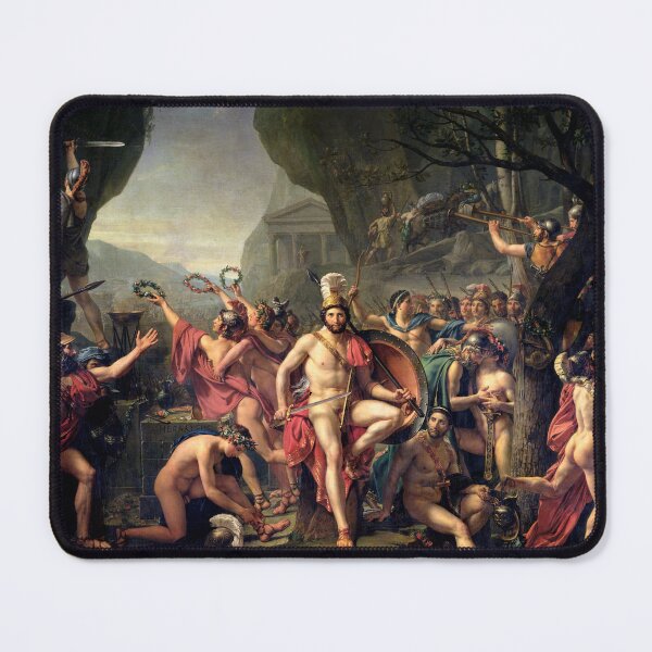 Item preview, Leonidas at Thermopylae - por Jacques-Louis David designed and sold by etos-ars.