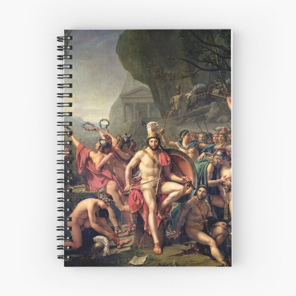 Aperçu de l'œuvre Léonidas aux Thermopyles - par Jacques-Louis David créée et vendue par etos-ars.