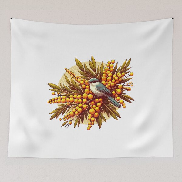 Item preview, Wattle and Bird: A Wattlebird in a Paradise Setting designed and sold by Digital Dreams Arts.