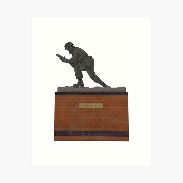 Item preview, J Baskeyfield VC Statue, Stoke-on-Trent designed and sold by MadeByGeeClowes.
