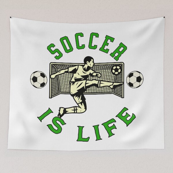 Item preview, Soccer Is Life Goal Striker  designed and sold by ZeptepiTrends.