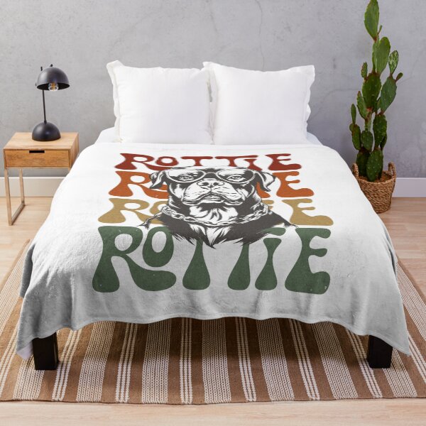 Item preview, Rottweiler Dog Retro Illustration Design designed and sold by Hansani Nuwanmini Jayawickrama.