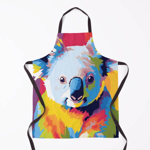 Artikelvorschau, Koala-Porträt. Tier bunt. Tierkissen. entworfen und verkauft von formform.