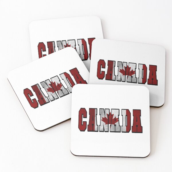 Item preview, Canada Country Flag Typography designed and sold by TravelWish.
