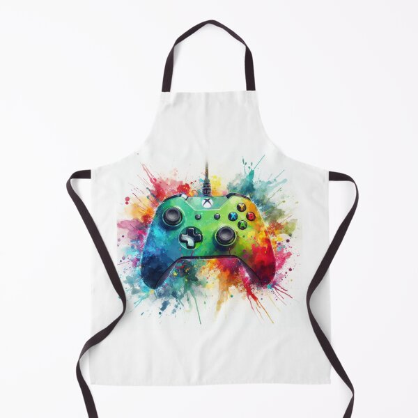 Item preview, Xbox controler gaming watercolor designed and sold by Dominika Farkašová.