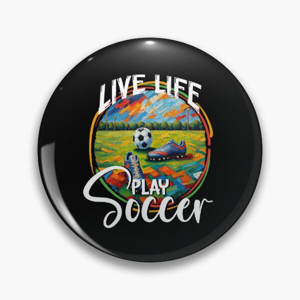 Item preview, Live Life Play Soccer, Football Lover Fan designed and sold by orangeblue21.