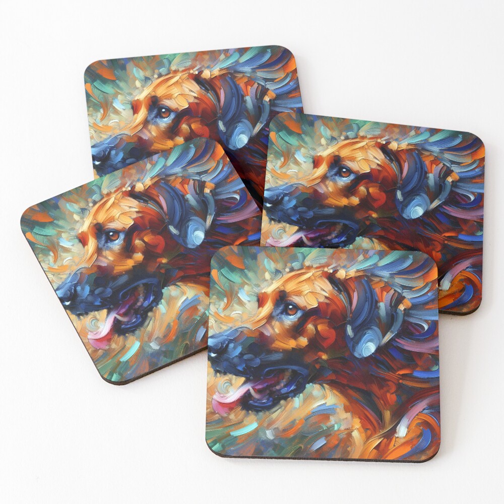 Item preview, Coasters (Set of 4) designed and sold by PawspectCreate.