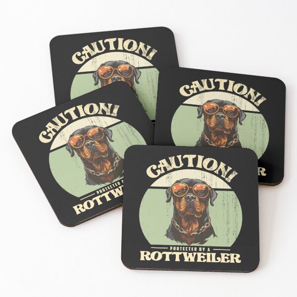 Item preview, Diseño retro del perro Rottweiler vintage designed and sold by Hansani Nuwanmini Jayawickrama.