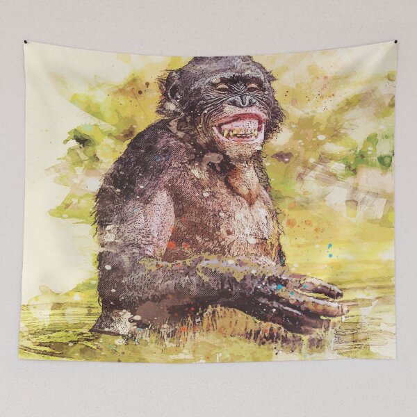 Item preview,  Arte Africano Pintura Gorilas designed and sold by Wolagno.