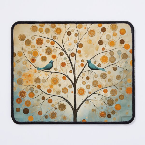 Item preview, Tree with colored circles and birds designed and sold by celiacreatec.