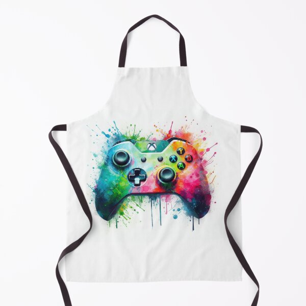 Item preview, Xbox controler gaming watercolor 3 designed and sold by Dominika Farkašová.