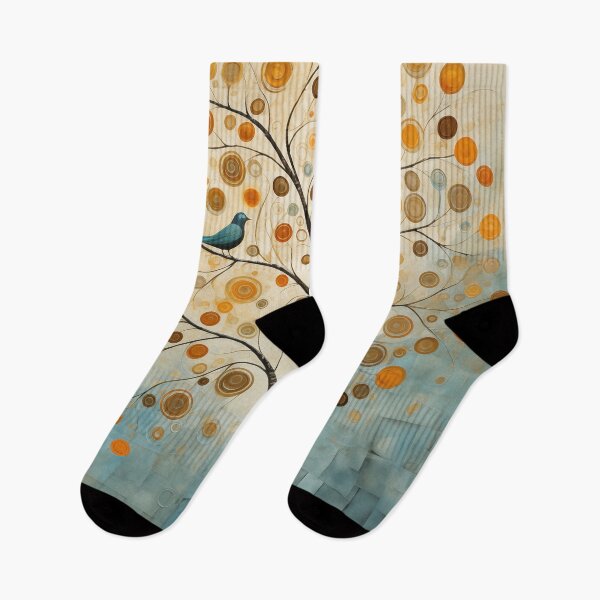 Item preview, Tree with colored circles and birds designed and sold by celiacreatec.