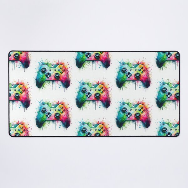 Item preview, Xbox controler gaming watercolor 3 designed and sold by Dominika Farkašová.