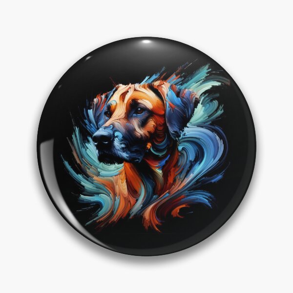 Item preview, Contemporary Rhodesian Ridgeback Portrait designed and sold by PawspectCreate.