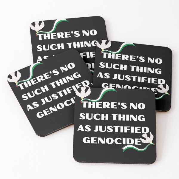 Item preview, No Justified Genocide Shirt designed and sold by BOUCH22.