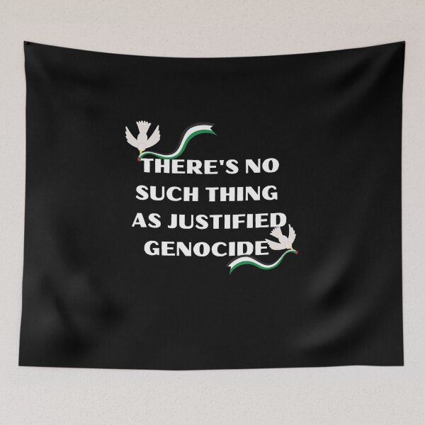 Item preview, No Justified Genocide Shirt designed and sold by BOUCH22.