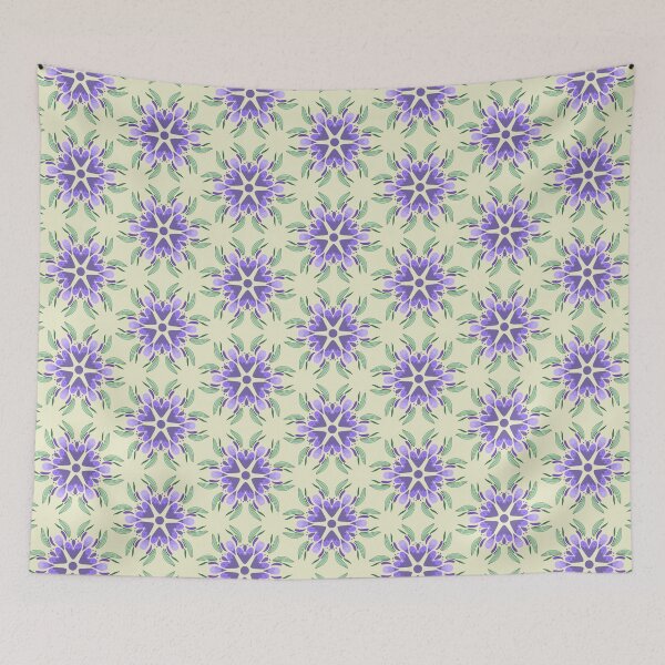 Item preview, Abstract floral repeat pattern designed and sold by Vanessa Bentley.