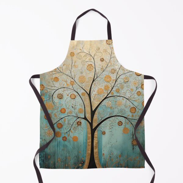 Item preview, Golden tree with orange flowers designed and sold by celiacreatec.