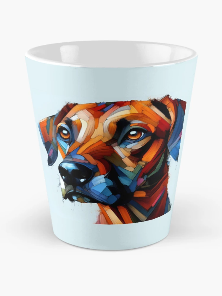 Thumbnail 2 of 4, Coffee Mug, Expressive Rhodesian Ridgeback Design designed and sold by PawspectCreate.