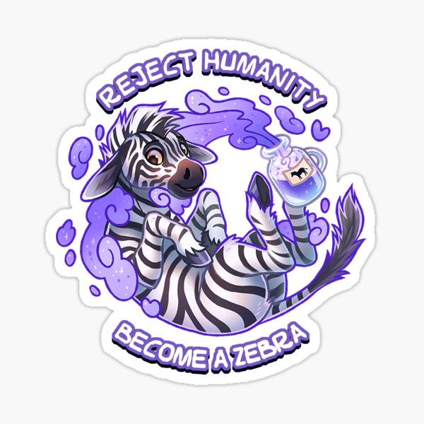 Artikel-Vorschau von Lehne die Menschheit ab, werde ein ZEBRA! -Fantasy-Trank, designt und verkauft von Mr.Lemur.