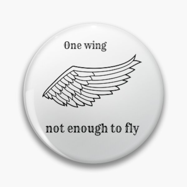 Item preview, Soar Beyond Limits: One Wing is Not Enough to Fly Tee designed and sold by mgl-design.