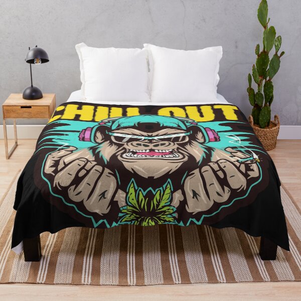 Item preview, Urban Vibe: Gorilla Wearing Headphones designed and sold by diegomenjivar92.