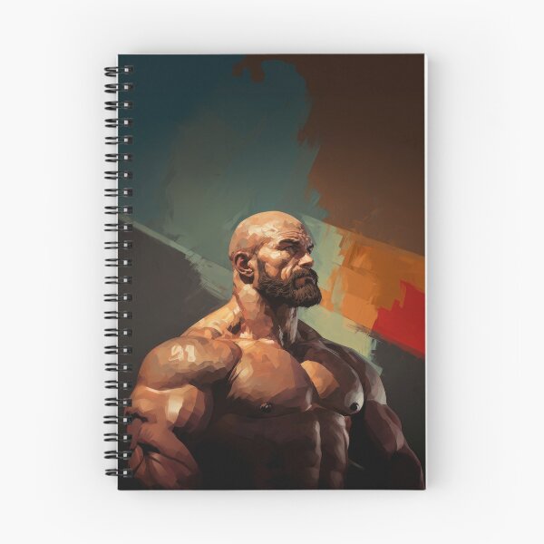 Item preview, Bodybuilder Oil Painting designed and sold by BeautyofMasc.
