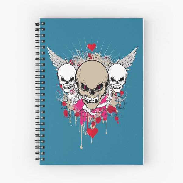 Item preview, Skull skeleton skeleton halloween heart metal designed and sold by Helen-Storm.