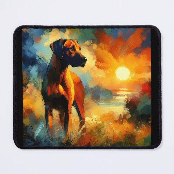 Artikelvorschau, Künstlerische Fusion: Abstrakter expressionistischer Hund entworfen und verkauft von PawspectCreate.