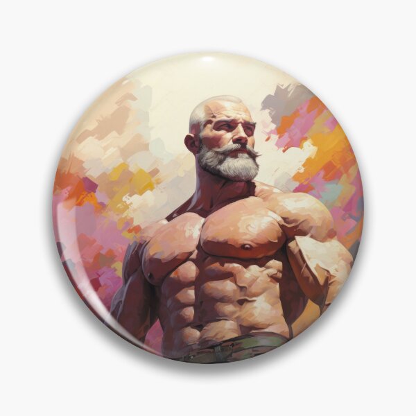 Item preview, Bodybuilder Oil Painting designed and sold by BeautyofMasc.